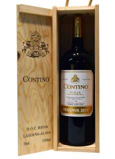 Crno vino Contino  en caja de madera (Magnum)