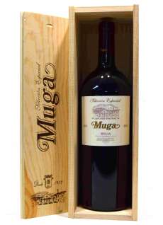 Crno vino Muga  Magnum en caja de madera
